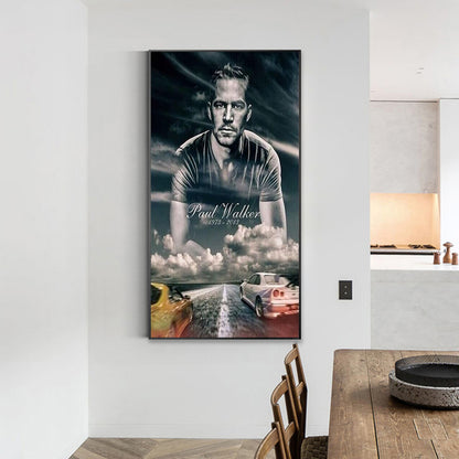 Paul Walker - Full Round Drill Diamond Painting 40*70CM