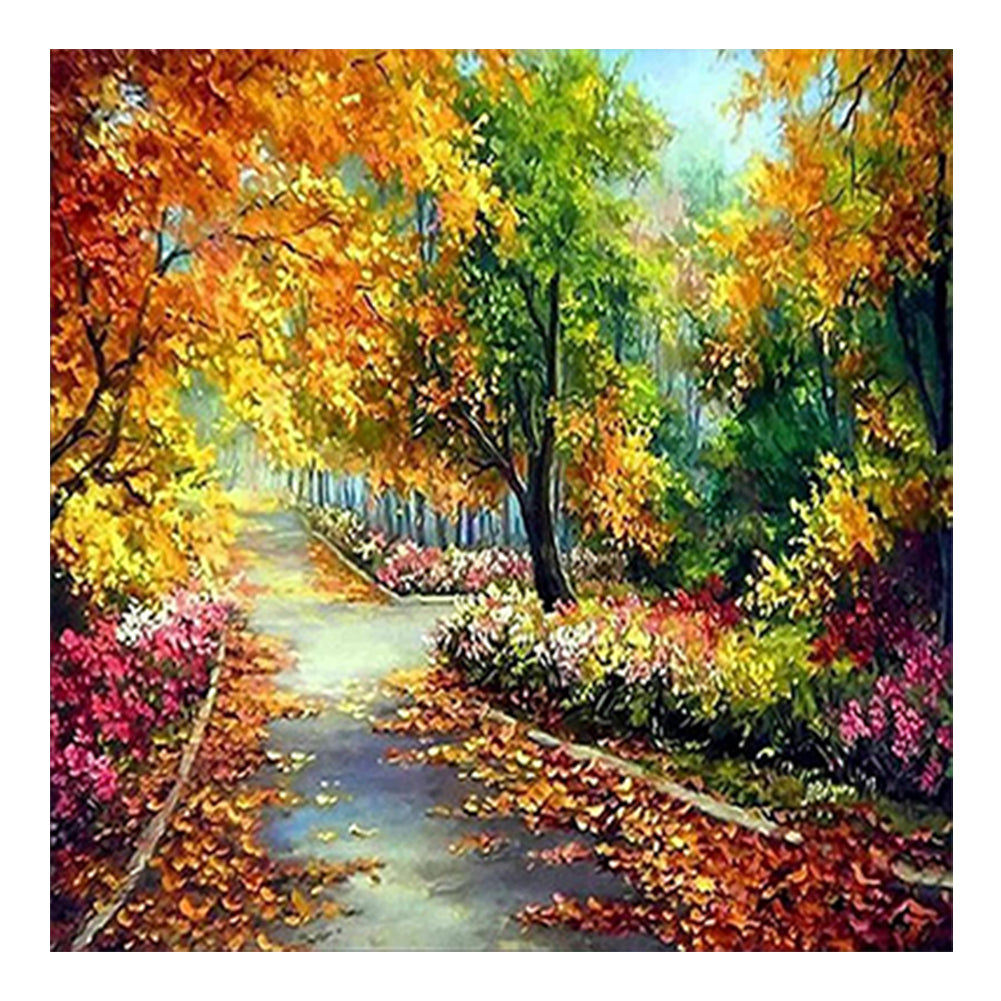 Park Maple - Full Round Drill Diamond Painting 30*30CM