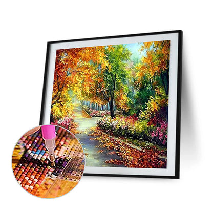 Park Maple - Full Round Drill Diamond Painting 30*30CM