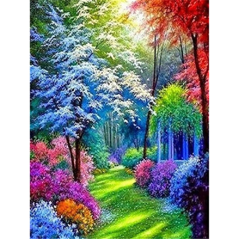 Colorful Woods 50*60CM(Canvas) Full Square Drill Diamond Painting