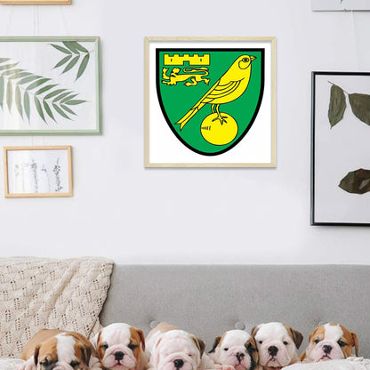 Norwich City Football Club - Full Round Drill Diamond Painting 30*30CM