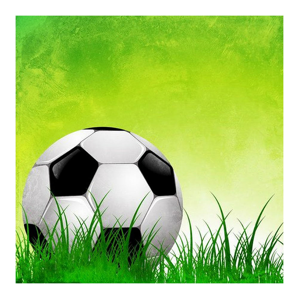 Grass Football - Full Round Drill Diamond Painting 30*30CM
