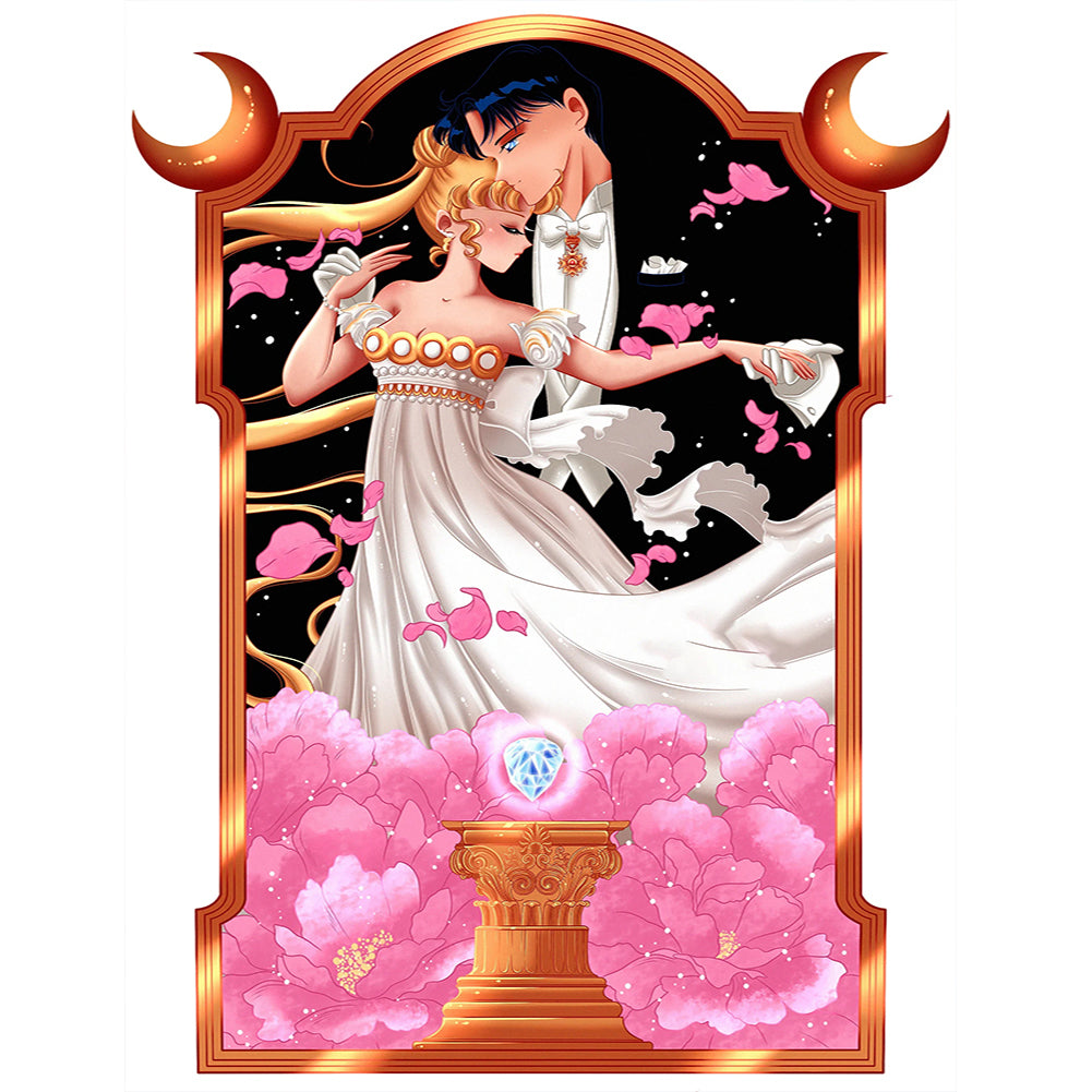 Sailor Moon - Full Round Drill Diamond Painting 30*50CM