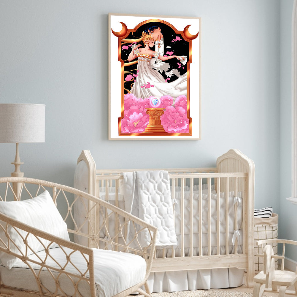 Sailor Moon - Full Round Drill Diamond Painting 30*50CM