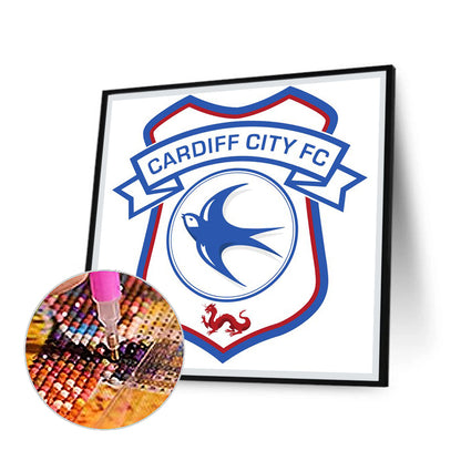 Cardiff City Football Club - Full Round Drill Diamond Painting 35*35CM