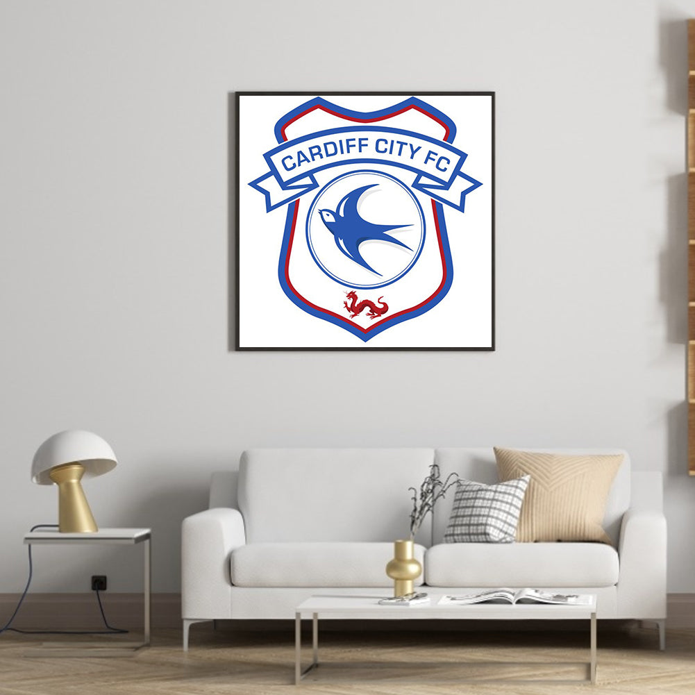 Cardiff City Football Club - Full Round Drill Diamond Painting 35*35CM