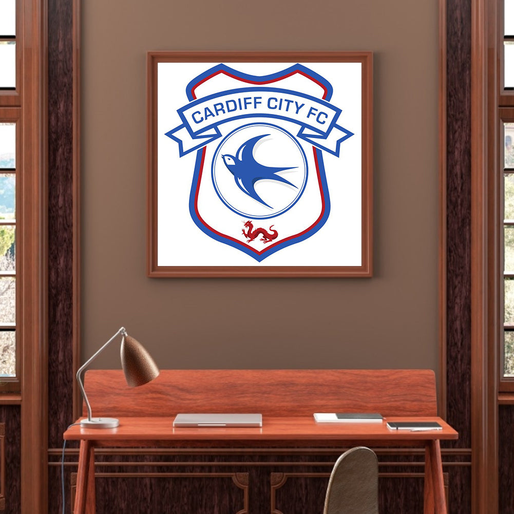 Cardiff City Football Club - Full Round Drill Diamond Painting 35*35CM