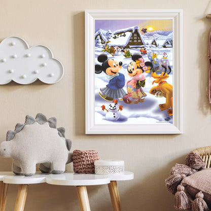 Disney Mickey Minnie - Full Round Drill Diamond Painting 30*50CM