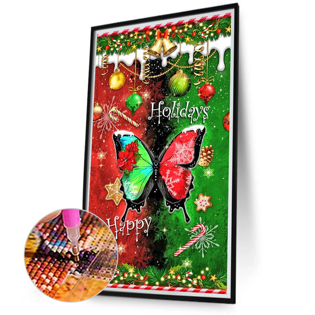 Holiday Butterfly - Full Square Drill Diamond Painting 40*70CM