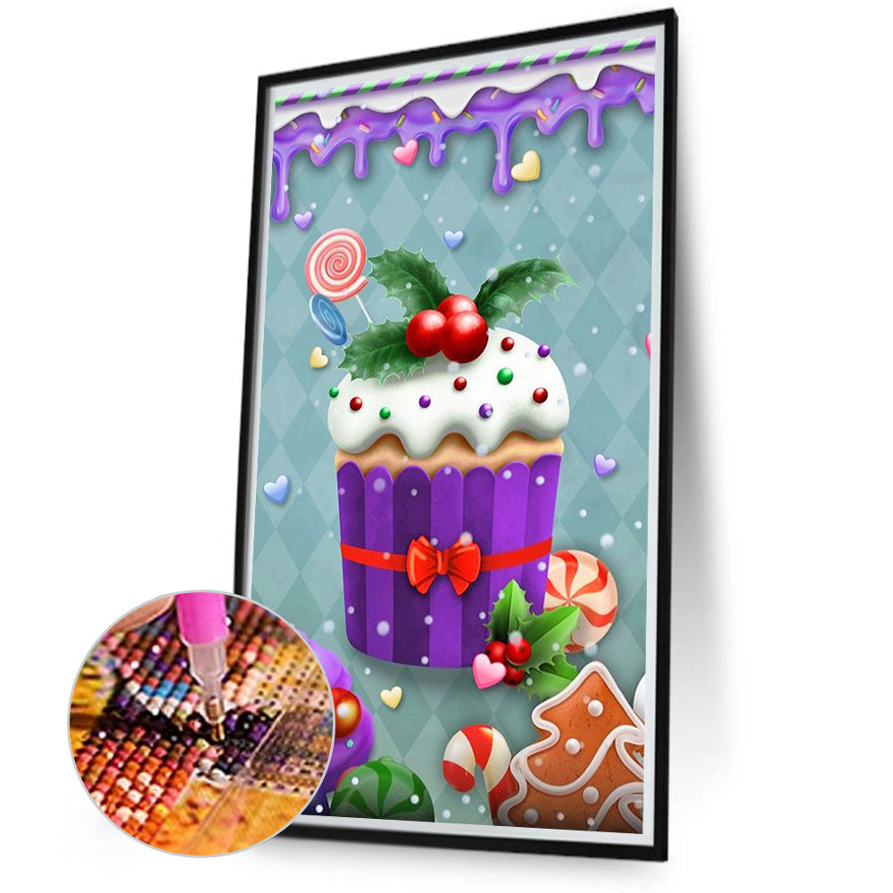 Holiday Cupcakes - Full Square Drill Diamond Painting 40*70CM