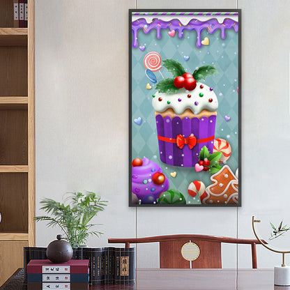 Holiday Cupcakes - Full Square Drill Diamond Painting 40*70CM