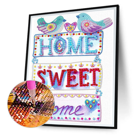 Home - Special Shaped Drill Diamond Painting 30*40CM
