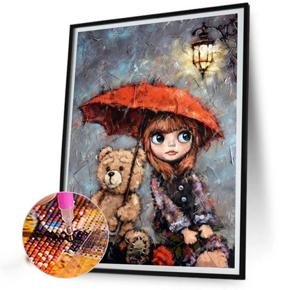 Artist Gunning Alexander Little Girl - Full Round Drill Diamond Painting 30*40CM