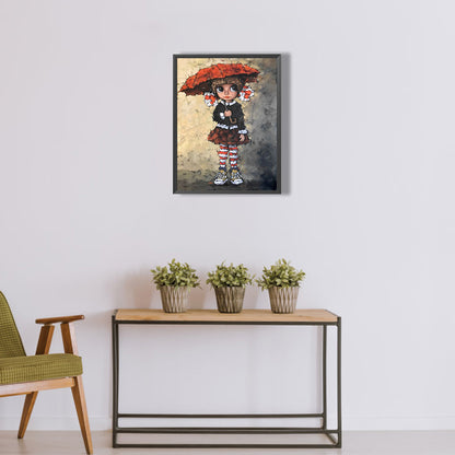 Artist Gunning Alexander Little Girl - Full Round Drill Diamond Painting 30*40CM