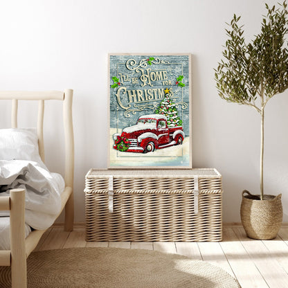 Christmas Car - Full Square Drill Diamond Painting 30*40CM