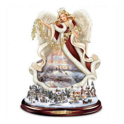 Christmas Angel - Full Round Drill Diamond Painting 30*30CM