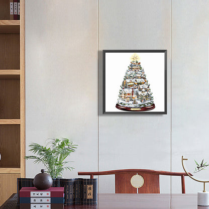 Christmas Tree - Full Round Drill Diamond Painting 30*30CM