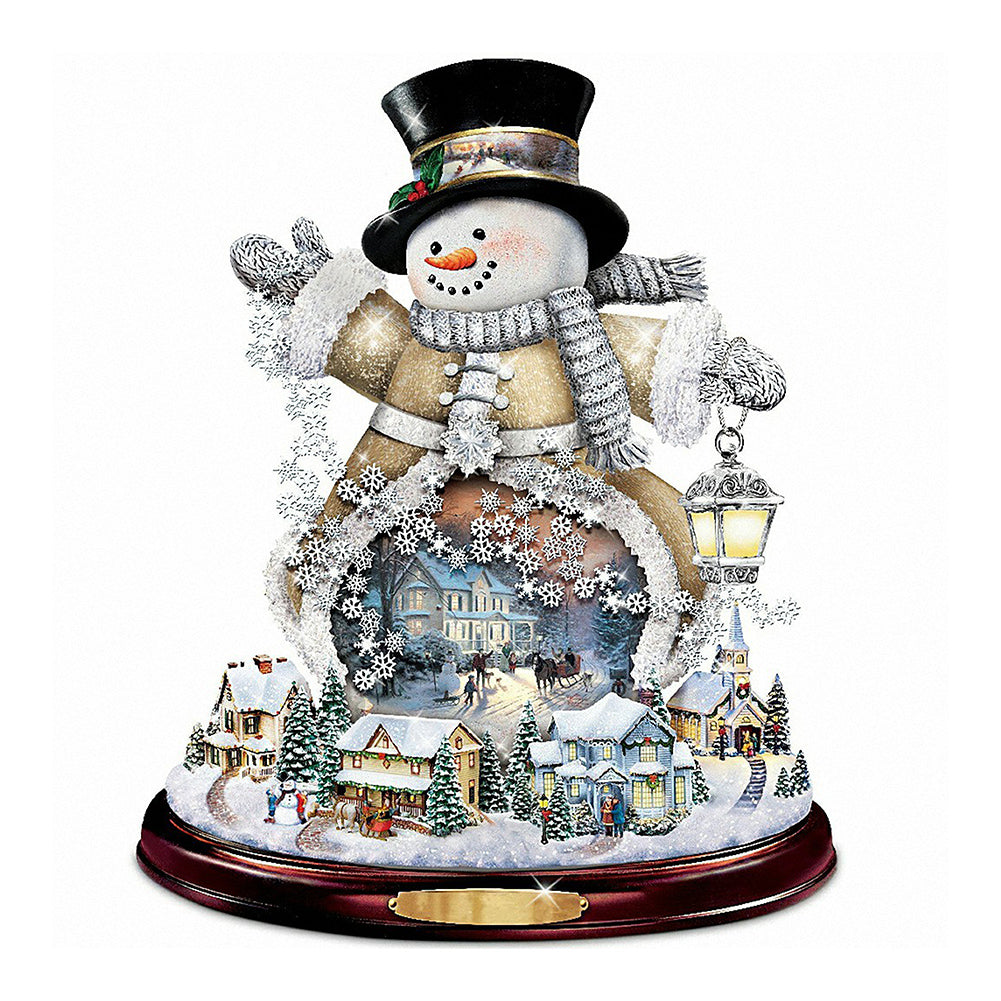 Christmas Snowman - Full Round Drill Diamond Painting 30*30CM