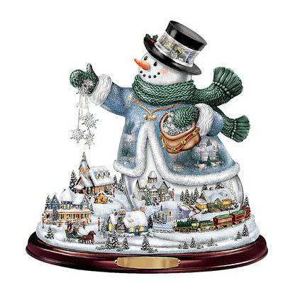 Christmas Snowman - Full Round Drill Diamond Painting 30*30CM