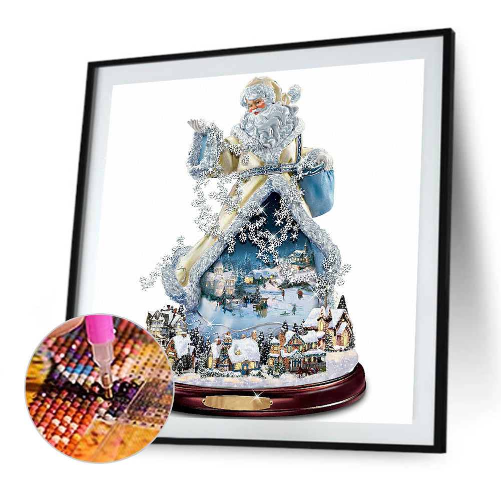 Santa Claus - Full Round Drill Diamond Painting 30*30CM