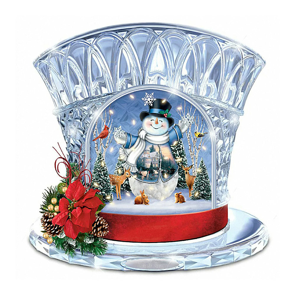 Christmas Snowman - Full Round Drill Diamond Painting 30*30CM