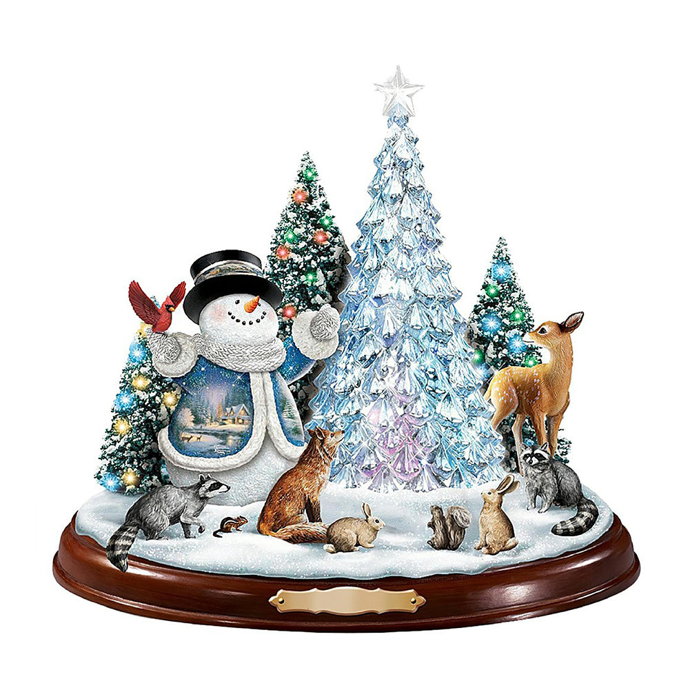 Christmas Snowman - Full Round Drill Diamond Painting 30*30CM