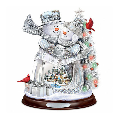 Christmas Snowman - Full Round Drill Diamond Painting 30*30CM