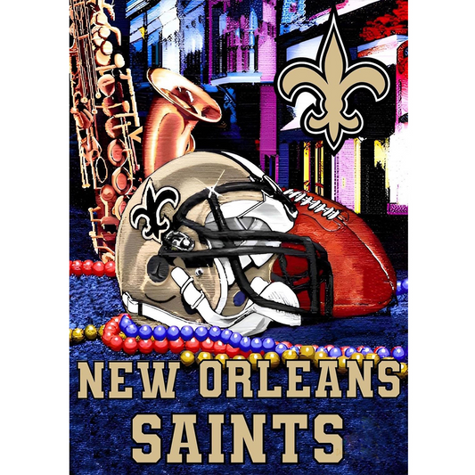 New Orleans Saints - Full Round Drill Diamond Painting 40*50CM