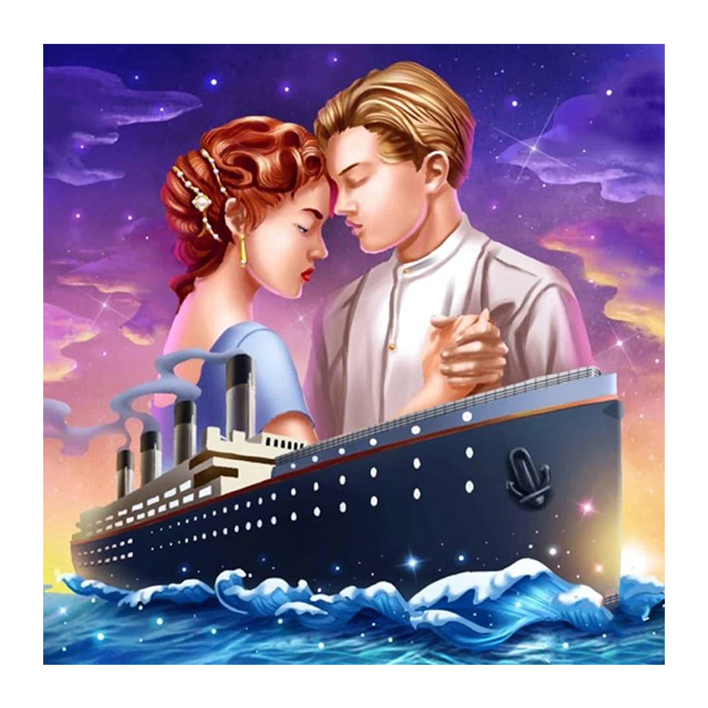 Titanic - Jack And Rose - Full Square Drill Diamond Painting 30*30CM