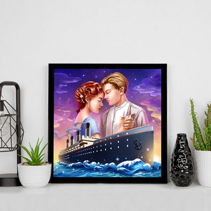 Titanic - Jack And Rose - Full Square Drill Diamond Painting 30*30CM