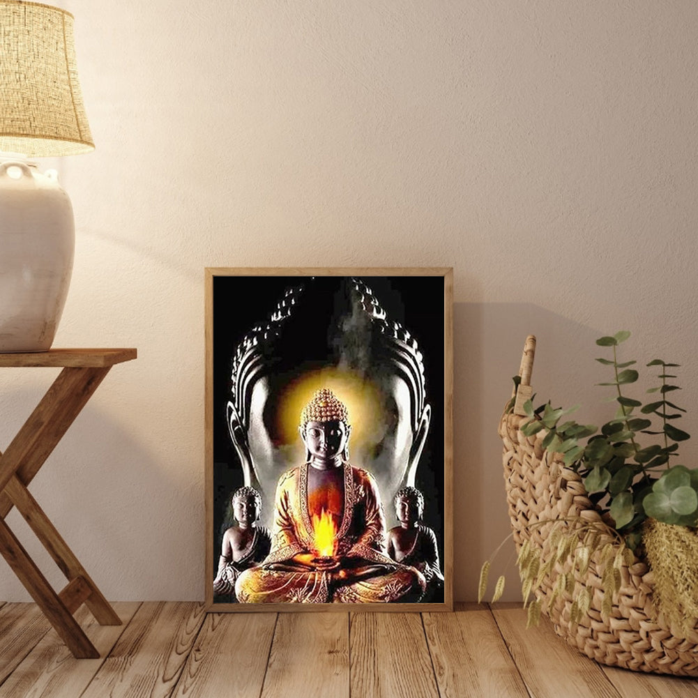Buddha Statue - Full Round Drill Diamond Painting 30*40CM