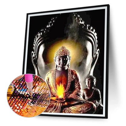Buddha Statue - Full Round Drill Diamond Painting 30*40CM