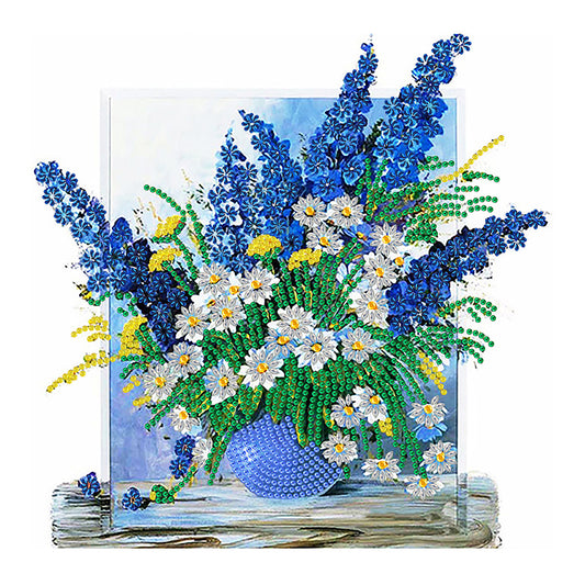 Colorful Vase - Special Shaped Drill Diamond Painting 30*30CM