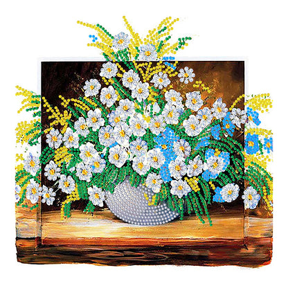 Colorful Vase - Special Shaped Drill Diamond Painting 30*30CM