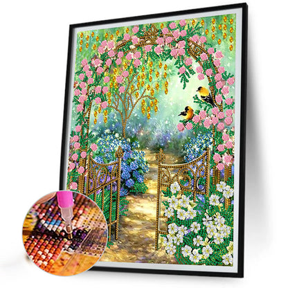 Garden - Special Shaped Drill Diamond Painting 30*40CM