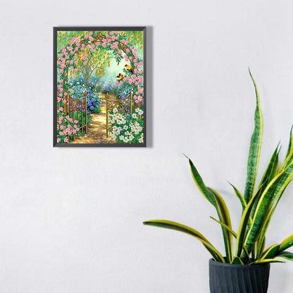 Garden - Special Shaped Drill Diamond Painting 30*40CM