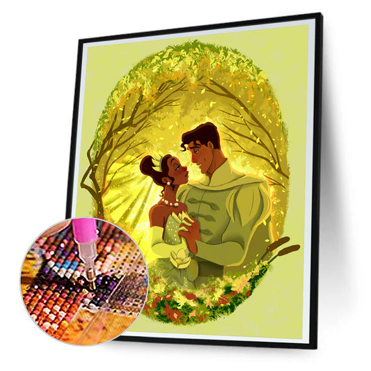 Disney Princess Tiana - Full Round Drill Diamond Painting 30*50CM