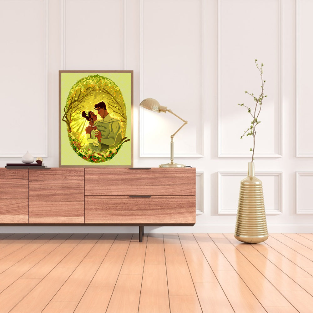 Disney Princess Tiana - Full Round Drill Diamond Painting 30*50CM