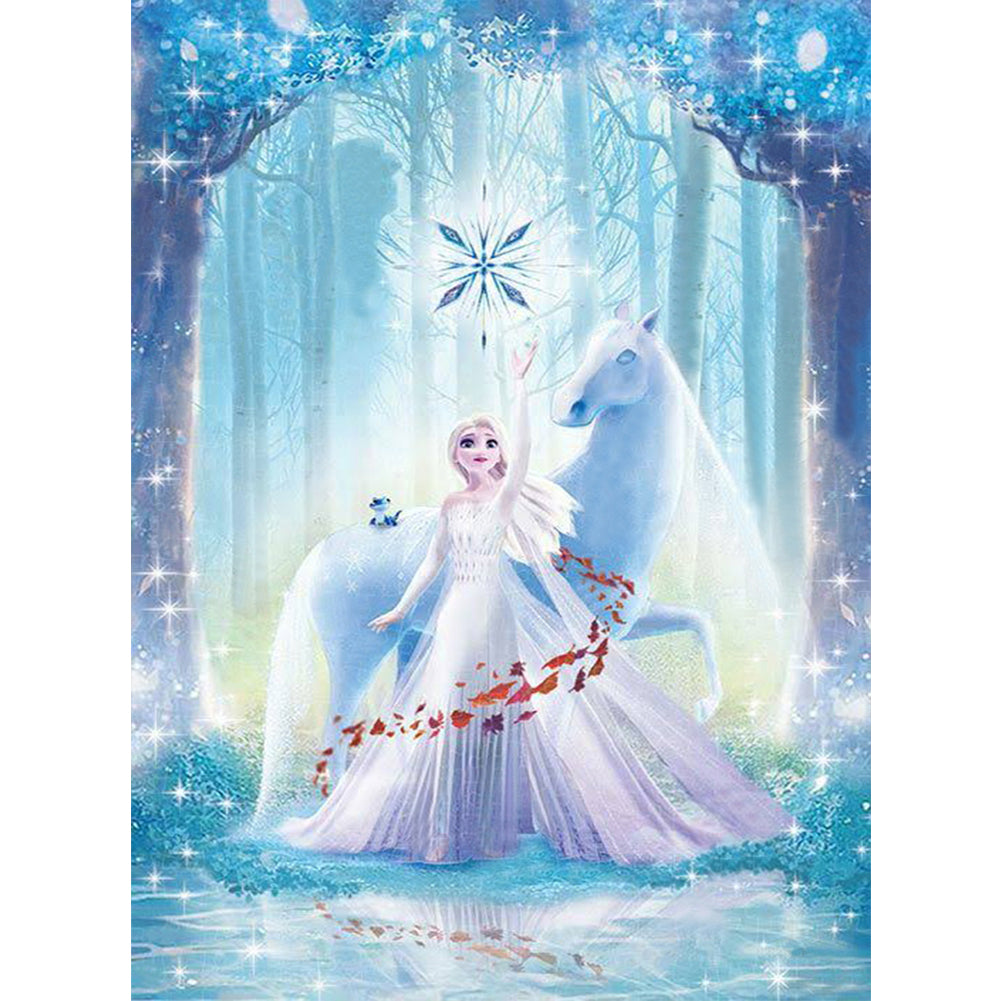 Frozen Princess Aisha - Full Round Drill Diamond Painting 30*50CM