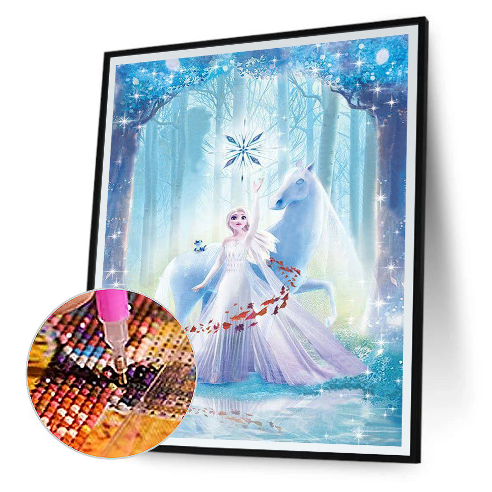 Frozen Princess Aisha - Full Round Drill Diamond Painting 30*50CM