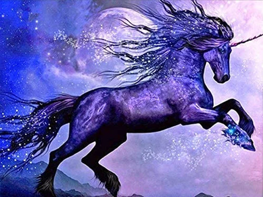 Unicorn - Full Round Drill Diamond Painting 40*30CM