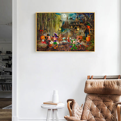 Disney Halloween Gift - Full Round Drill Diamond Painting 50*40CM