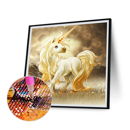 Unicorn - Full Square Drill Diamond Painting 30*30CM