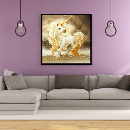 Unicorn - Full Square Drill Diamond Painting 30*30CM