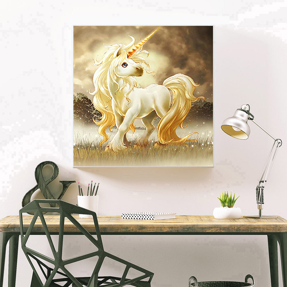 Unicorn - Full Square Drill Diamond Painting 30*30CM