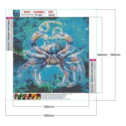 Cancer - Full Square Drill Diamond Painting 30*30CM