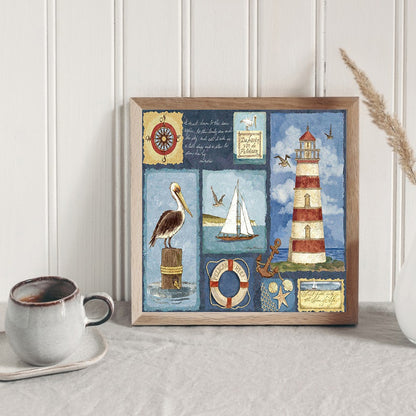 Seaside Scenery - Full Square Drill Diamond Painting 30*30CM