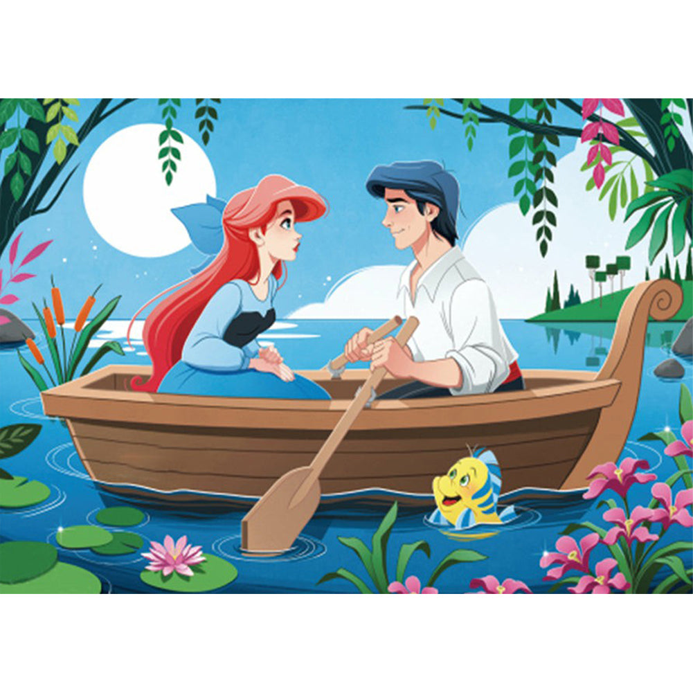 Ariel Mermaid - Full Round Drill Diamond Painting 40*30CM