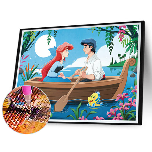 Ariel Mermaid - Full Round Drill Diamond Painting 40*30CM