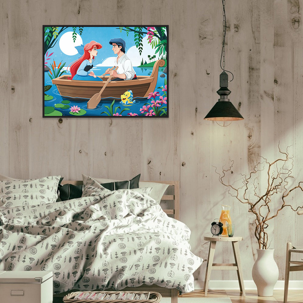 Ariel Mermaid - Full Round Drill Diamond Painting 40*30CM